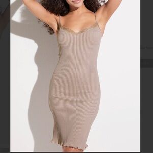 Zimmerli Nightdress - Maude Privé Negligé Pink Taupe S